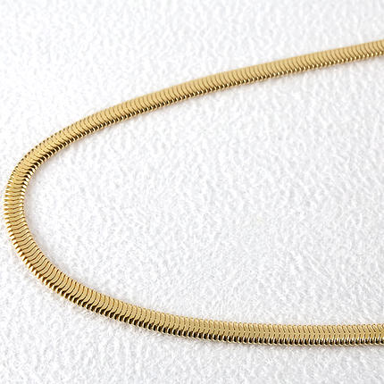 18金 ネックレス 50cm スネークチェーン k18 ゴールド 管理番号