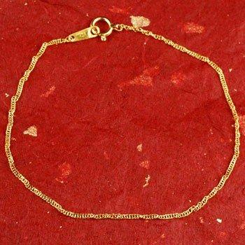 山梨県昭和町のふるさと納税 純金 24金 ブレスレット スクリューチェーン 全長16cm 管理番号160414200b16 SWAA050