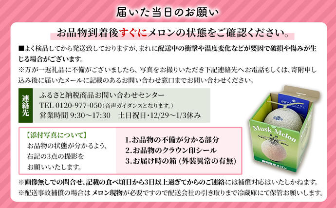 静岡県袋井市のふるさと納税 『クラウンメロン 訳あり メロン 1玉』 静岡 マスクメロン 傷 フルーツ 果物 デザート
