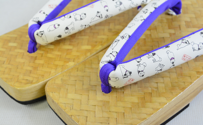 奈良県王寺町のふるさと納税 雪丸紳士下駄（あじろ天右近）25～27cm