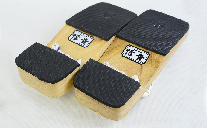 奈良県王寺町のふるさと納税 雪丸紳士下駄（あじろ天右近）25～27cm