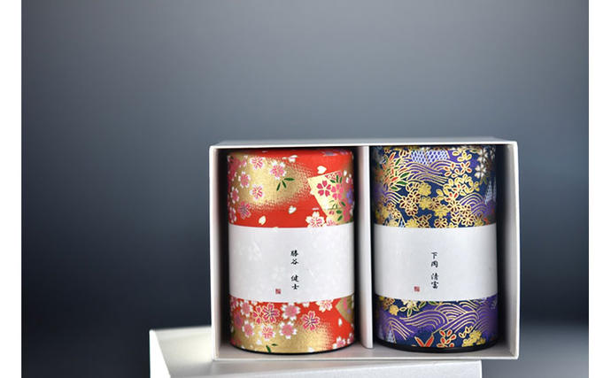 京都府宇治田原町のふるさと納税 【農林水産大臣賞受賞】茶農家が作る宇治田原産玉露〈お茶 茶 緑茶 玉露 茶葉 茶筒 お茶缶 農林水産大臣賞 工芸品〉 加工食品