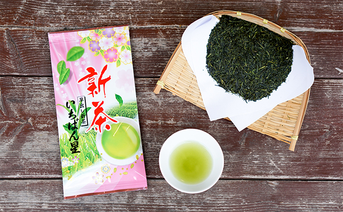 京都府宇治田原町のふるさと納税 早摘み煎茶いちばん星100ｇ入×3本　宇治茶の木谷製茶場　〈 煎茶 お茶 茶 緑茶 新茶 茶葉 お茶葉 早摘み いちばん星 宇治 〉 加工食品