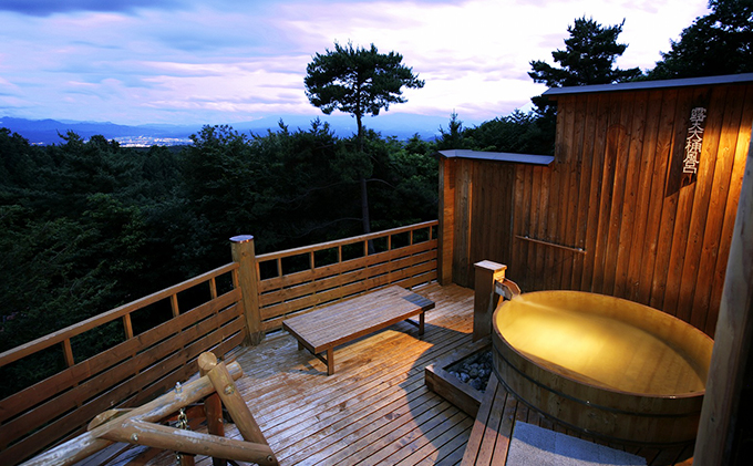 長野県小諸市のふるさと納税 常盤館展望露天風呂　入浴券2枚 チケット 温泉利用券