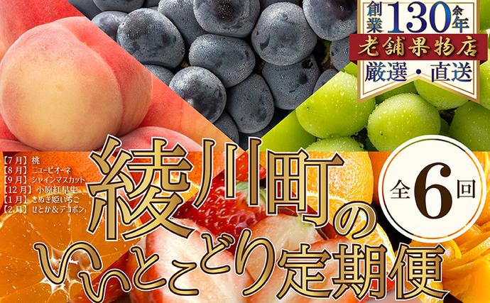 【全6回】綾川町のいいとこどり定期便（7・