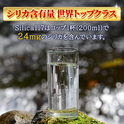 鹿児島県霧島市のふるさと納税 K-134-B Silica117（500ml×24本)【シャディ】霧島市 水 シリカ シリカ水 シリカウォーター ミネラルウォーター ミネラル成分 飲料水 天然水 軟水 温泉水 ペットボトル