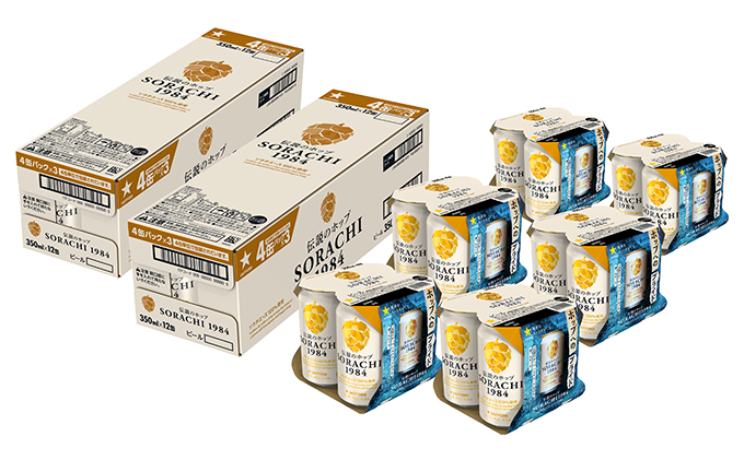 北海道上富良野町のふるさと納税 ビール SORACHI1984 350ml × 24缶 上富良野町発祥！ 伝説のホップ ソラチエース ソラチ sorachi ソラチ1984 サッポロビール サッポロ 地ビール お酒 酒 アルコール  (有)リカーショップかまだ 北海道 上富良野町