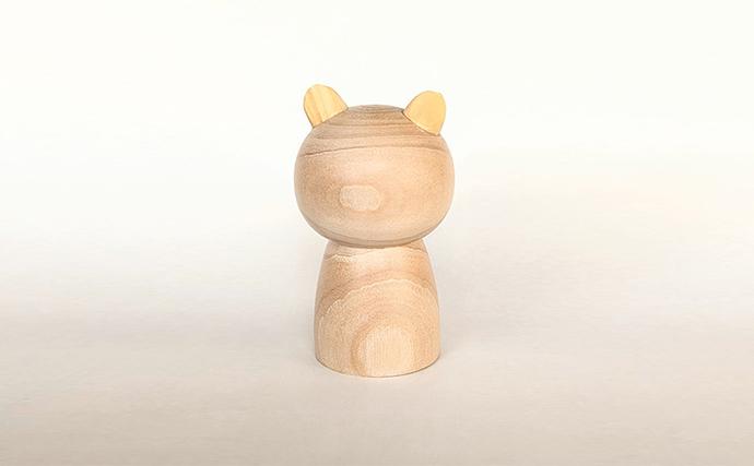 にゃんこけしの絵付け体験 1名様分チケット（オリジナルにゃんこけしを