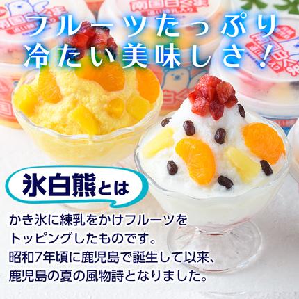 鹿児島県日置市のふるさと納税 No.381 南国白くまDX詰め合わせセット！南国白くま(250ml×4個)南国白くまマンゴー(250ml×4個)計8個のセット！SDX-38 鹿児島 日置市 特産品 かき氷 氷菓【セイカ食品】