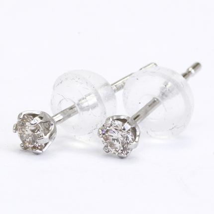 茨城県桜川市のふるさと納税 ダイヤモンド スタッド ピアス 合計 0.10ct（ハート＆キューピッドカット） ギフト 記念 贈り物 贈答用 アクセサリー ジュエリー ジュエリーマーノ 桜川市 [AH117sa]