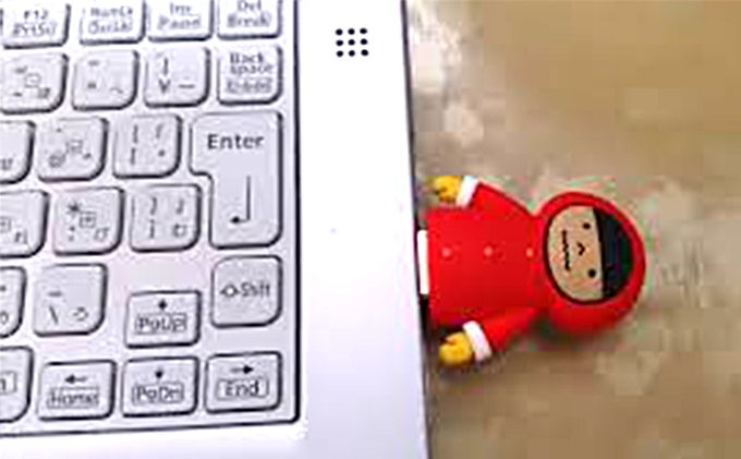 北海道陸別町のふるさと納税 しばれ君USB 雑貨 日用品 文房具