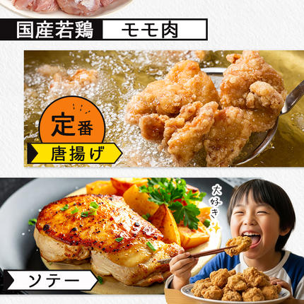 宮崎県都城市のふるさと納税 訳アリ!【業務用】国産若鶏モモ・ムネ計4kg≪みやこんじょ特急便≫_14-1404-Q