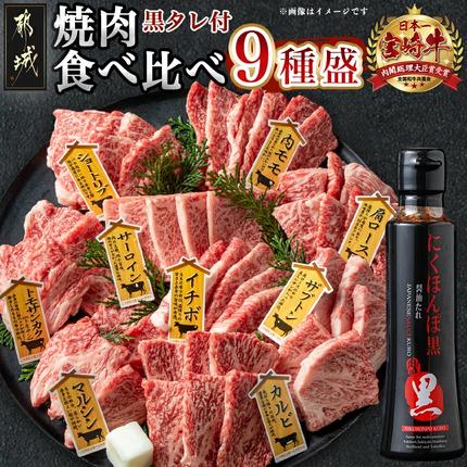 宮崎牛焼肉食べ比べ9種盛〔32-31-00