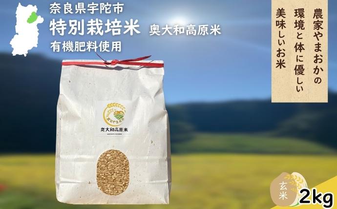 特別栽培米 ＜令和7年産 玄米 2kg＞ / ふるさと納税 栽培期間中農薬不