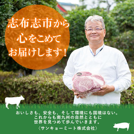 鹿児島県志布志市のふるさと納税 【定期便全6回】大満足！和牛・豚肉定期便(6ヶ月連続・総量8kg以上) t0079-001