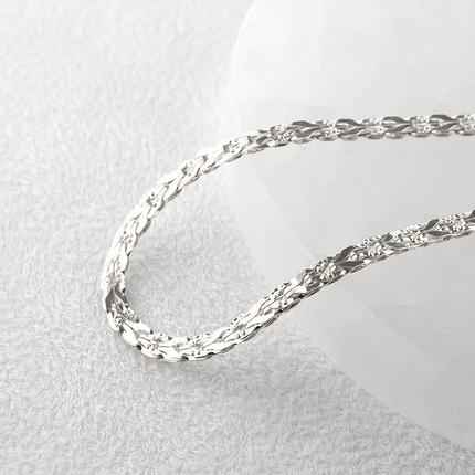 プラチナ ブレスレット レディース チェーンのみ 18cm pt850 太め