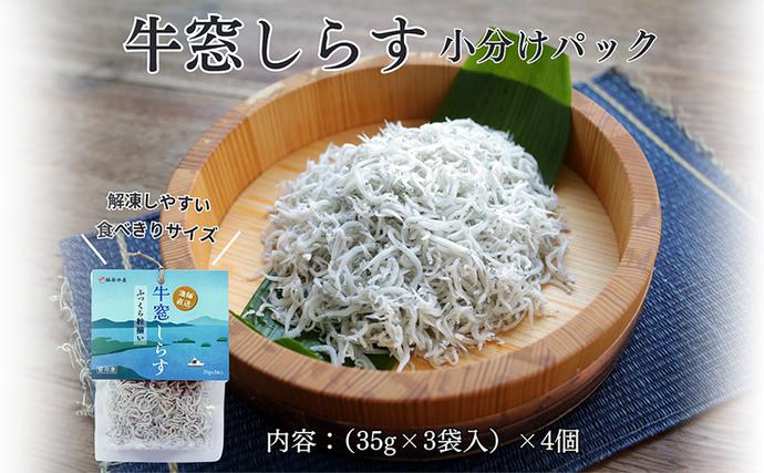 しらす干し 食べきり 小分けパック （35g×3袋入）×4個 420g 瀬戸内海産