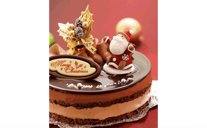 北海道新ひだか町のふるさと納税 北海道・新ひだか町のクリスマスケーキ『プレミアムショコラ』ちょっとリッチなチョコレートケーキ【お届け予定：12/20～12/24】冷凍発送