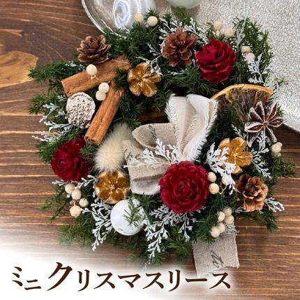 愛知県小牧市のふるさと納税 ミニクリスマスリース［133O14］