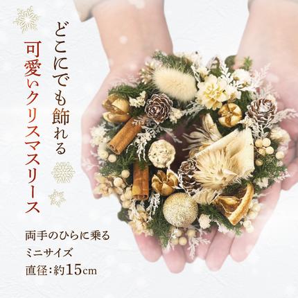 愛知県小牧市のふるさと納税 ミニクリスマスリース［133O14］