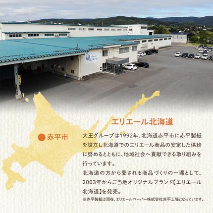 北海道赤平市のふるさと納税 【セゾン限定】エリエール 北海道 トイレット ダブル 55m 12ロール ×6パック  最短 10日以内配送 最短配送  なまらたっぷり 2.2倍巻 トイレットペーパー 大容量  防災 常備品 備蓄品 消耗品 日用品 生活必需品 送料無料 赤平市