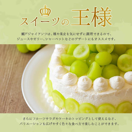 岡山県鏡野町のふるさと納税 【期間限定】鏡野町産 瀬戸ジャイアンツ 2kg（2?4房）