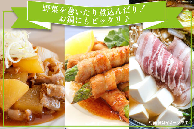 宮崎県美郷町のふるさと納税 豚肉 宮崎県産 豚バラ スライス 300g ×5p 計 1.5kg [甲斐精肉店 宮崎県 美郷町 31as0113] 豚 小分け 個包装 冷凍 真空パック しゃぶしゃぶ 薄切り