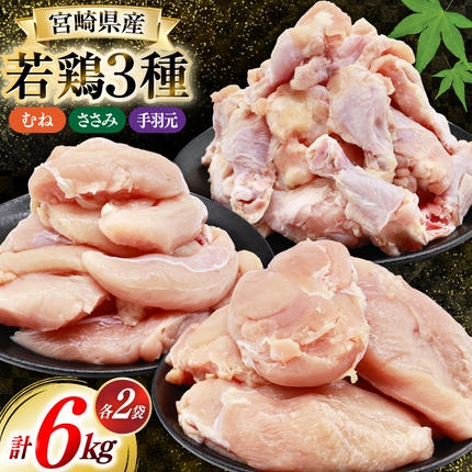 鶏肉 詰め合わせ 宮崎県産 むね肉 ささみ