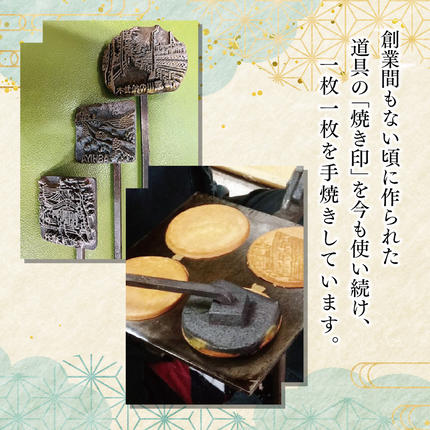 創業90余年の老舗「田中金盛堂」昔ながらの手焼きせんべい 10袋【お