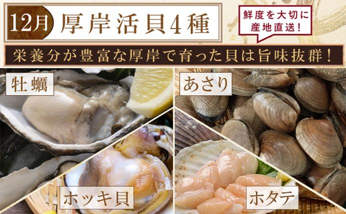 北海道厚岸町のふるさと納税 海鮮 定期便 厚岸旬のふるさとセット 毛ガニ しまえび さんま 牡蠣 4回 お届け