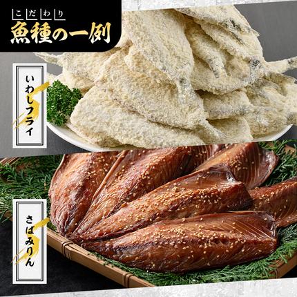 鹿児島県阿久根市のふるさと納税 訳あり！又間水産のお魚づくし(4種・計30枚) 国産 ひもの 魚介 小分け 個包装 詰め合わせ 干物セット みりん干し アジ あじ 開き 鯵 サバ さば 鯖 鰯 いわし イワシ フライ おかず おつまみ【又間水産】akn001-01