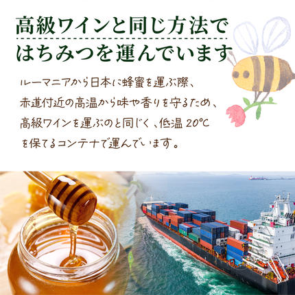 岡山県鏡野町のふるさと納税 山田養蜂場ルーマニア産アカシア蜂蜜200g（ビン入り）×3個（64301）【006-a039】