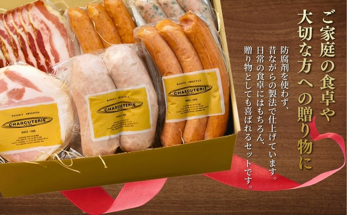 愛知県日進市のふるさと納税 ソーセージ ハム ベーコン 6種 セット 加工肉 ギフト ウインナーウィンナー 国産