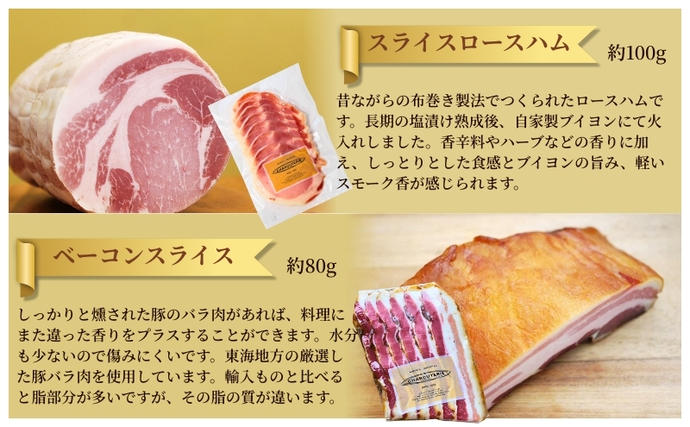 愛知県日進市のふるさと納税 ソーセージ ハム ベーコン 6種 セット 加工肉 ギフト ウインナーウィンナー 国産