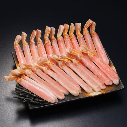 北海道紋別市のふるさと納税 14-98 【厳選部位のみ】本ズワイガニしゃぶしゃぶ【大】(500g)｜ 生食可 お刺身