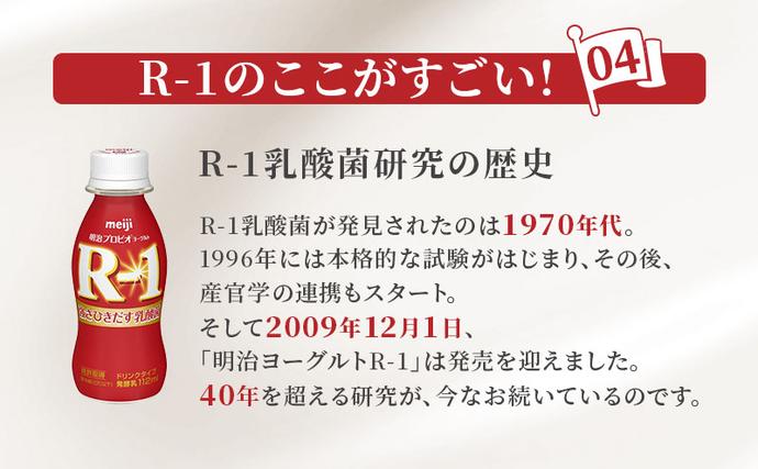京都府京田辺市のふるさと納税 明治 R1 プロビオヨーグルト ドリンクタイプ 12本入り