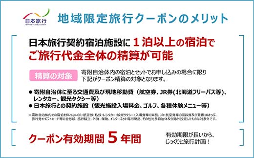北海道のふるさと納税 北海道 日本旅行 地域限定旅行クーポン30000円分(Eメール発行) チケット 旅行 宿泊券 ホテル 観光 旅行 旅行券 交通費 体験  宿泊 夏休み 冬休み F6S-342