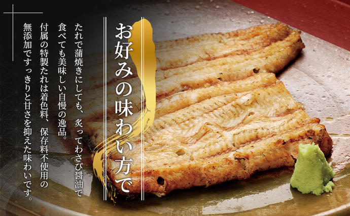 静岡県浜松市のふるさと納税 うなぎ 長白焼き 2尾 (200g×2本)セット 国産 白焼き 国産うなぎ 浜名湖うなぎ 高評価