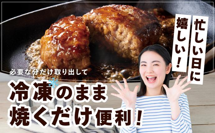 冷凍のまま焼くだけ！】特大ハンバーグ 200g×20個【黒毛和牛入り BIG