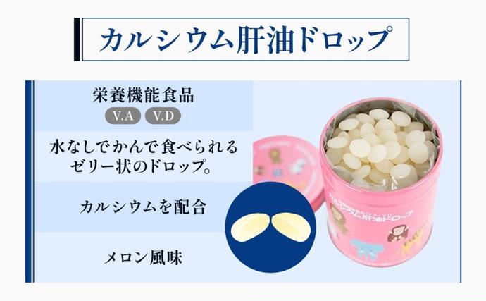 カルシウム 肝油ドロップ 300粒 栄養機能食品 肝油 ドロップ メロン