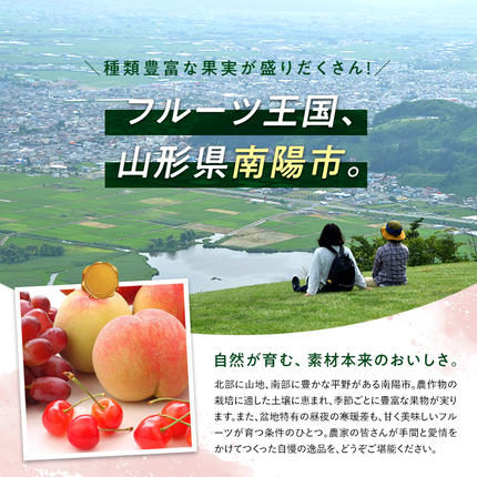 山形県南陽市のふるさと納税 【日本の極み】 果実のめぐみそのままゼリー 3種 「りんご、ラ・フランス、白桃」 7個セット 山形県 南陽市 [2049]