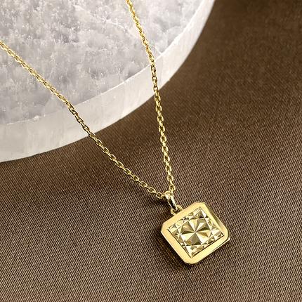 純金 ペンダントトップ 24金 プレート k24 カット ネックレス 24k