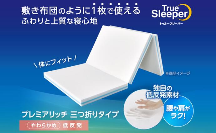 トゥルースリーパープレミアリッチ 三つ折りタイプ（シングル