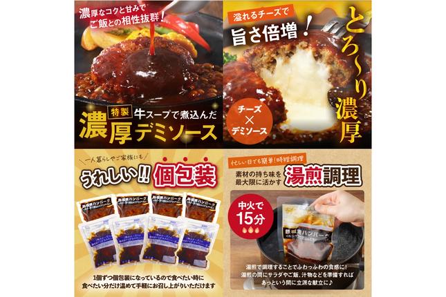 福岡県飯塚市のふるさと納税 かねふく辛子明太子&デミソースのハンバーグ2種セット【A5-301】