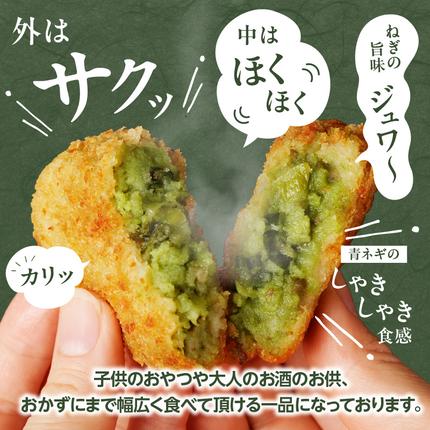 京都府木津川市のふるさと納税 京都山城のねぎ（九条ねぎ） ＃ねぎに恋するコロッケ 60g×5個入り 京野菜