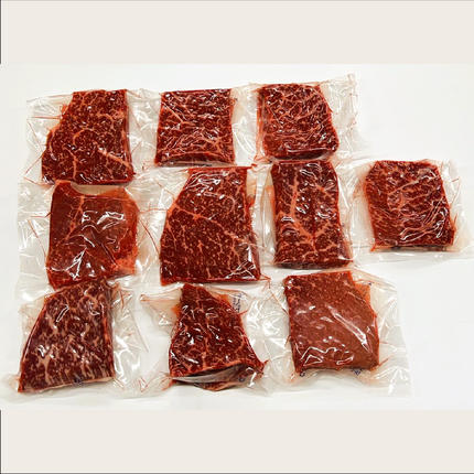 佐賀県神埼市のふるさと納税 【A4～A5】佐賀牛モモステーキ 約1kg(100g×10P)【肉 牛肉 ブランド牛 黒毛和牛 ステーキ肉 ふるさと納税】(H112274)