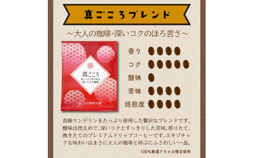 大阪府泉南市のふるさと納税 【吉田珈琲本舗】 【お試しセット】煎りたて 、 挽きたて !ドリップコーヒー 2袋セット【010E-035】