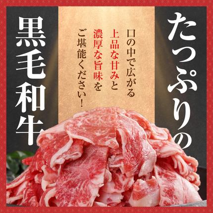 宮崎県都城市のふるさと納税 【黒毛和牛】切り落とし1kg(250g×4パック)_13-I901【肉 牛肉 スライス 人気 おすすめ すきやき しゃぶしゃぶ 焼き肉 焼肉 BBQ】