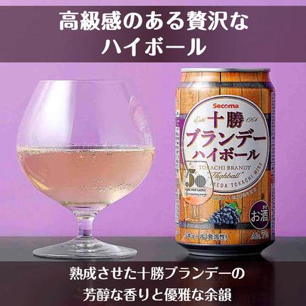 十勝ブランデーハイボール 350ml 48本 選べる本数 ハイボール 缶 池田