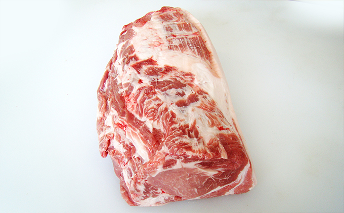 北海道上富良野町のふるさと納税 かみふらのポーク【地養豚】肩ロースブロック2.3kg お肉 牛肉 (北海道 肉 焼肉 バーベキュー 希少部位 大容量 BBQ キャンプ 焼くだけ 焼肉  ぶた肉 お肉 おかず ご飯がすすむ 丼 焼き肉 限定 甘い)